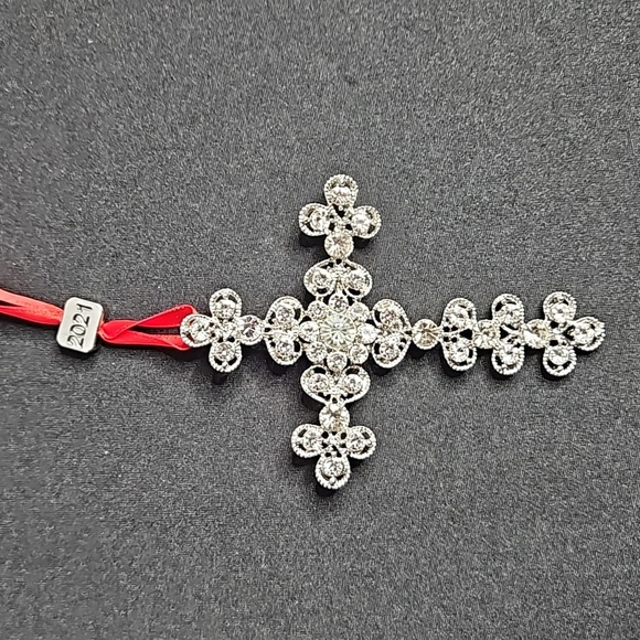 MONET JEWERLY CROSS CHRISTMAS ORNAMENT 2021 - Picture 3 of 7
